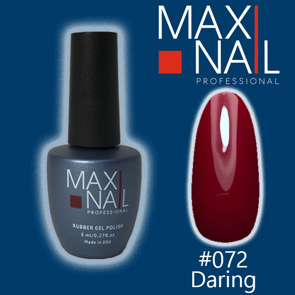 Гель-лак MaxiNail rubber gel polish #072 8 ml