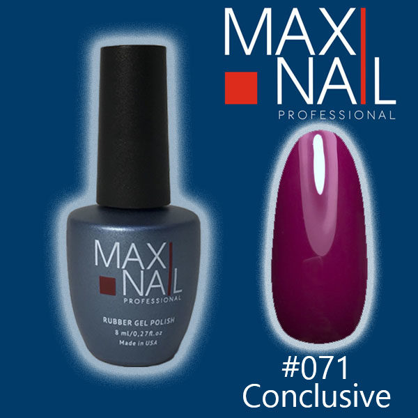Гель-лак MaxiNail rubber gel polish #071 8 ml